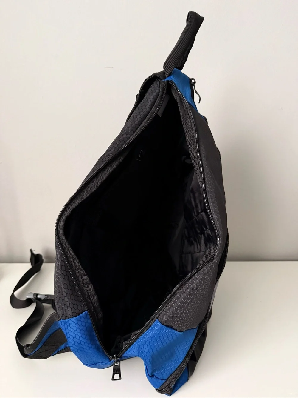 adidas Blue and Black Single-Strap Sling Backpack